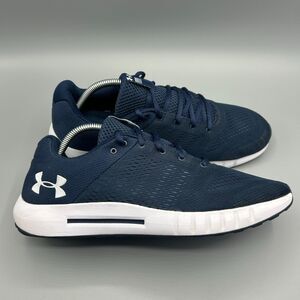Under Armour Mens Micro G Pursuit Running Shoes Navy Size 11